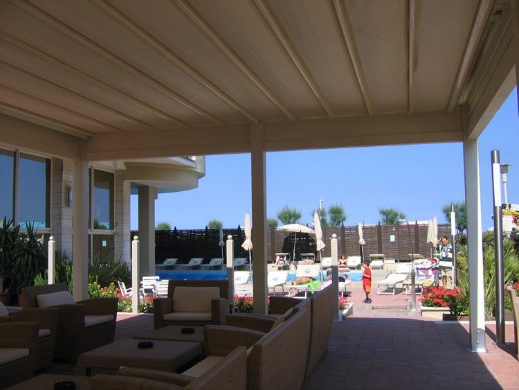 Pergola mobile autoportante
